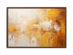 Abstract Brown Painting Canvas Art Print