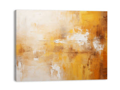 Abstract Brown Painting Canvas Art Print