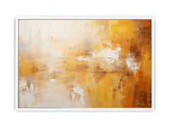 Abstract Brown Painting Canvas Art Print