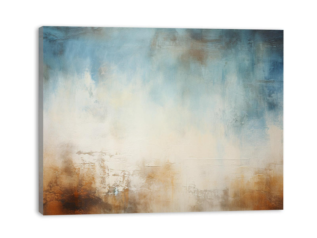 Blue Brown Art  Canvas Art Painting