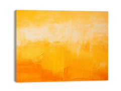 Orange Yellow Painting Canvas Art Print