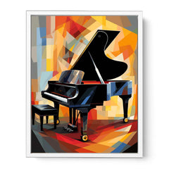 Piano Modern Art Painting Canvas Art Print