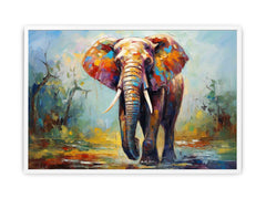 Modern Art Elephant Teeth Canvas painting  Print