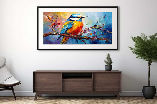 Modern Bird Art Canvas Art Print