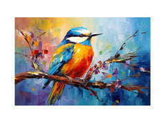 Modern Bird Art Canvas Art Print