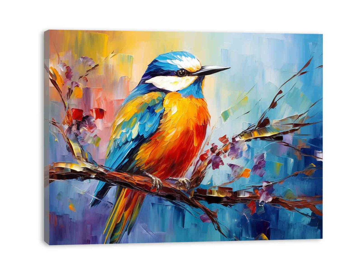 Modern Bird Art Canvas Art Print