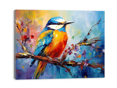 Modern Bird Art Canvas Art Print
