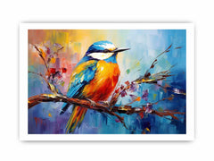 Modern Bird Art Canvas Art Print