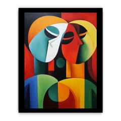 Modern Art Three Ladies Canvas Art Print