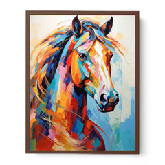 Horse Modern Art Canvas Art Print