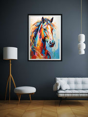 Horse Modern Art Canvas Art Print