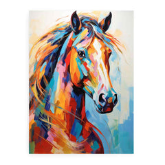 Horse Modern Art Canvas Art Print