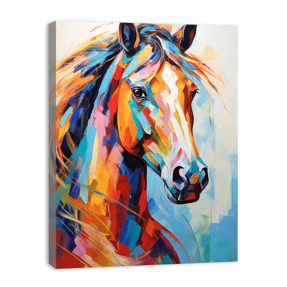 Horse Modern Art Canvas Art Print