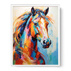 Horse Modern Art Canvas Art Print