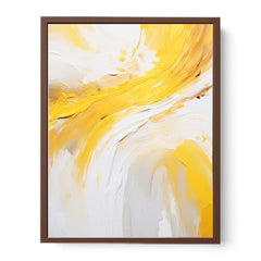 Yellow Knife Abstract Art Painting Canvas Art Print