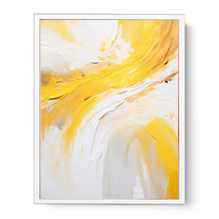 Yellow Knife Abstract Art Painting Canvas Art Print