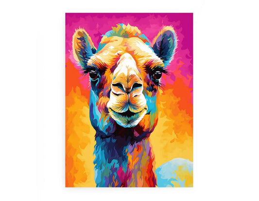 Camel Modern Art Canvas Art Print
