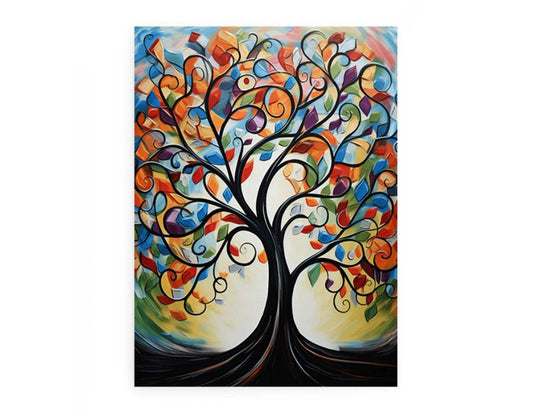 Tree Modern Canvas Art Print