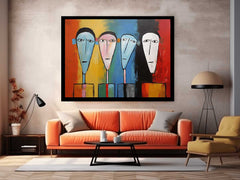 Modern Art Boy Canvas Art Print