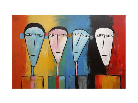 Modern Art Boy Canvas Art Print
