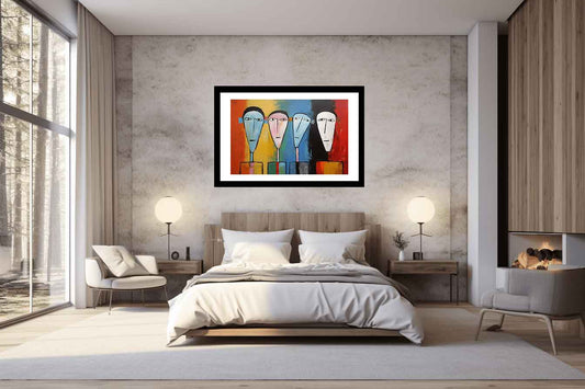 Modern Art Boy Canvas Art Print
