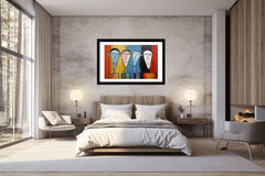 Modern Art Boy Canvas Art Print