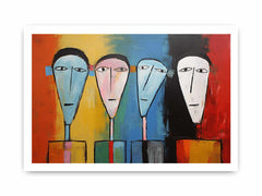 Modern Art Boy Canvas Art Print
