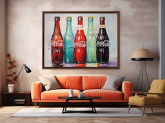 Cold Drink Modern Art Canvas Art Print