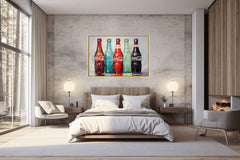 Cold Drink Modern Art Canvas Art Print