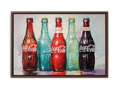 Cold Drink Modern Art Canvas Art Print