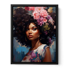 Girl Modern Art Canvas Art Print