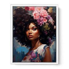 Girl Modern Art Canvas Art Print