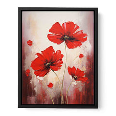 Red Flowers Canvas Painting
