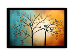 Tree Birds Canvas Art Print