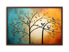 Tree Birds Canvas Art Print