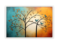 Tree Birds Canvas Art Print