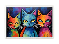 Cats Canvas Painting Artwork