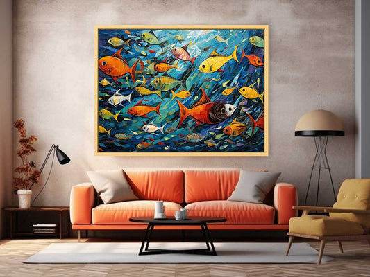 Fishes Canvas Painting