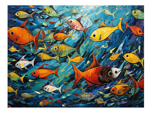 Fishes Canvas Painting