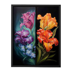 Two Flowers Canvas Art Print