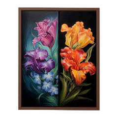 Two Flowers Canvas Art Print