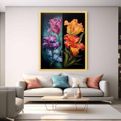 Two Flowers Canvas Art Print