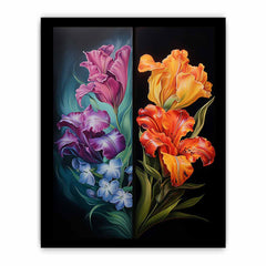 Two Flowers Canvas Art Print