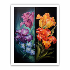 Two Flowers Canvas Art Print