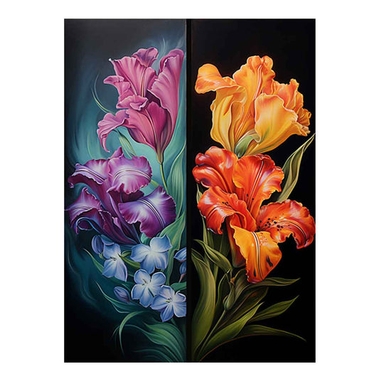 Two Flowers Canvas Art Print