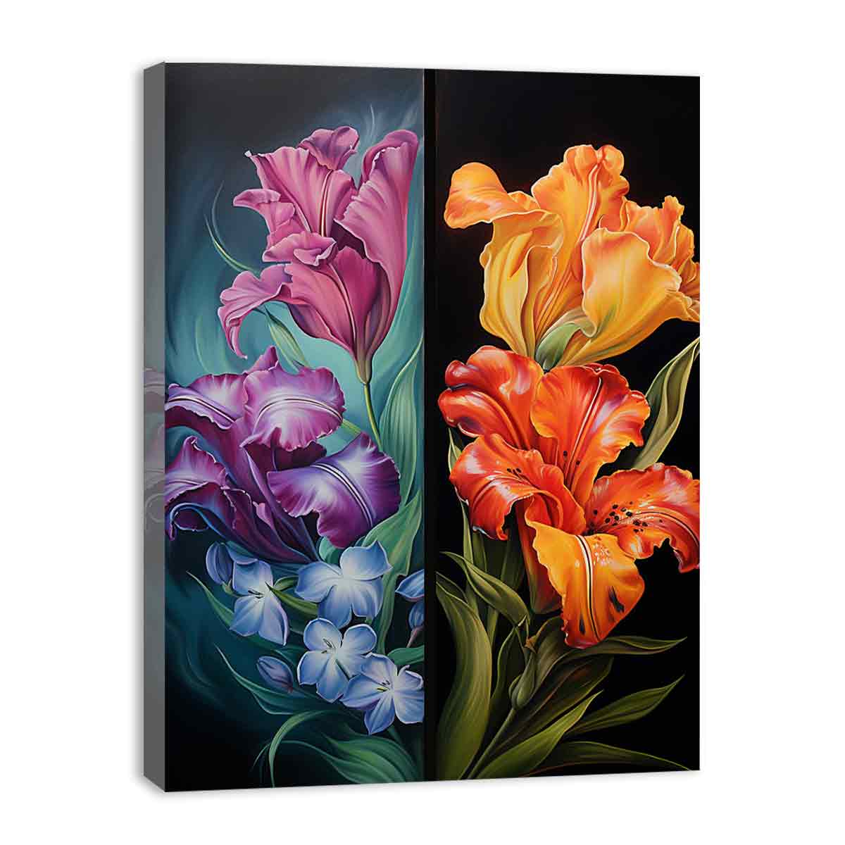 Two Flowers Canvas Art Print