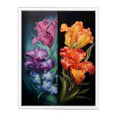 Two Flowers Canvas Art Print