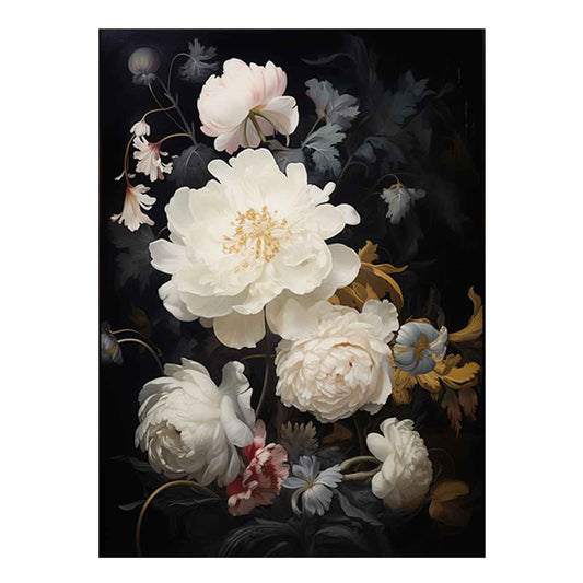 Flowers painting Canvas Art Print