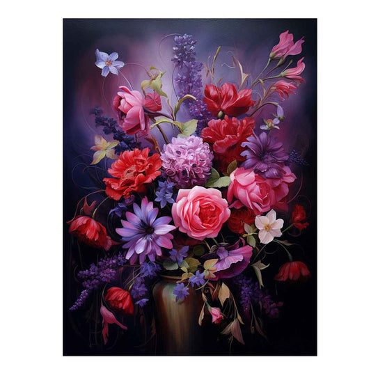 Flowers Canvas Art Print for Living Room