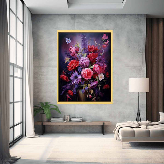 Flowers Canvas Art Print for Living Room
